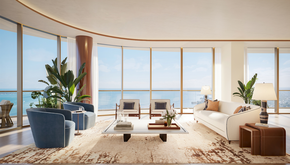 Cipriani Residences Miami residence interior