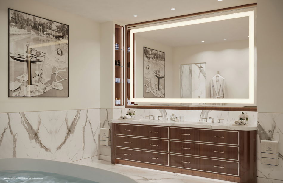 Cipriani Residences Miami amenity space
