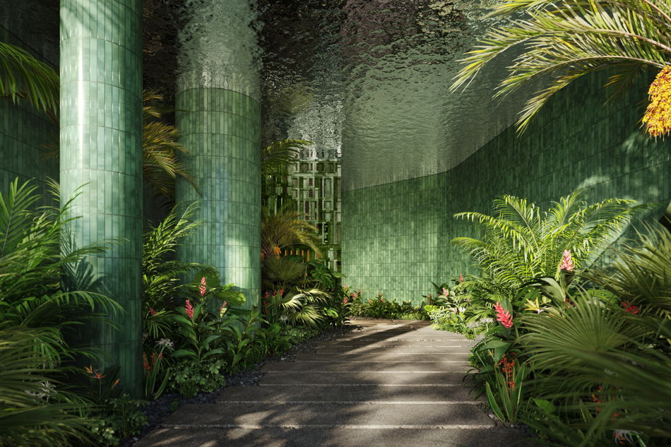 Jean Georges Miami Tropic Residences amenity space