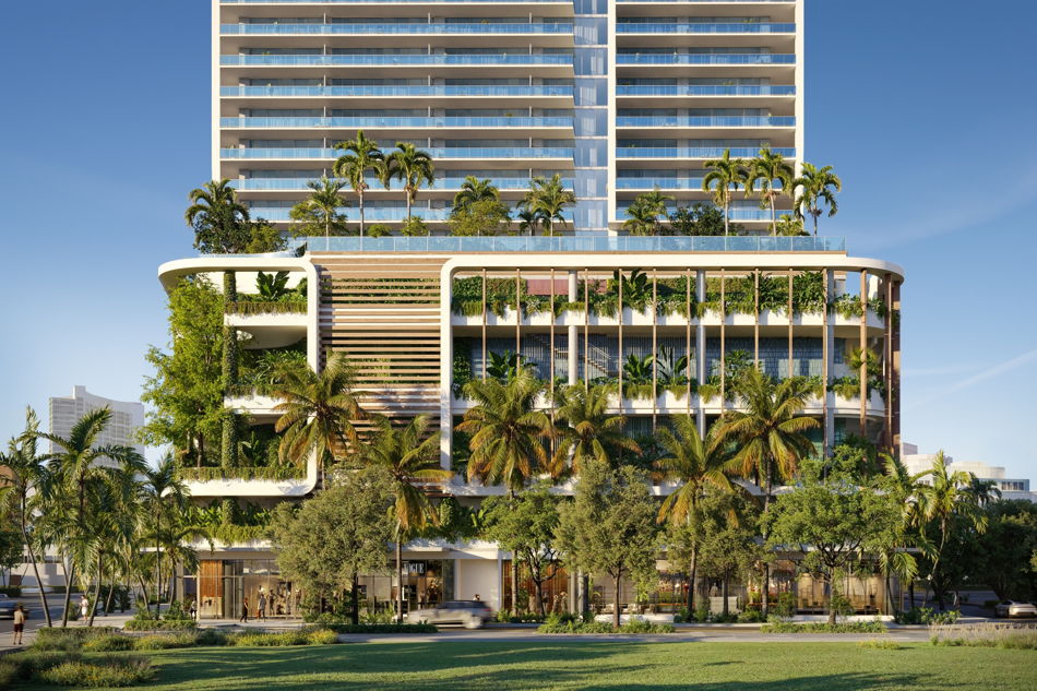 Jean Georges Miami Tropic Residences residence floor plan rendering