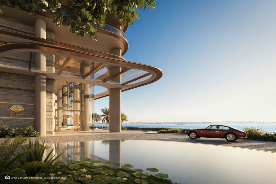 The Residences at Mandarin Oriental, Miami — South Tower architectural design detail
