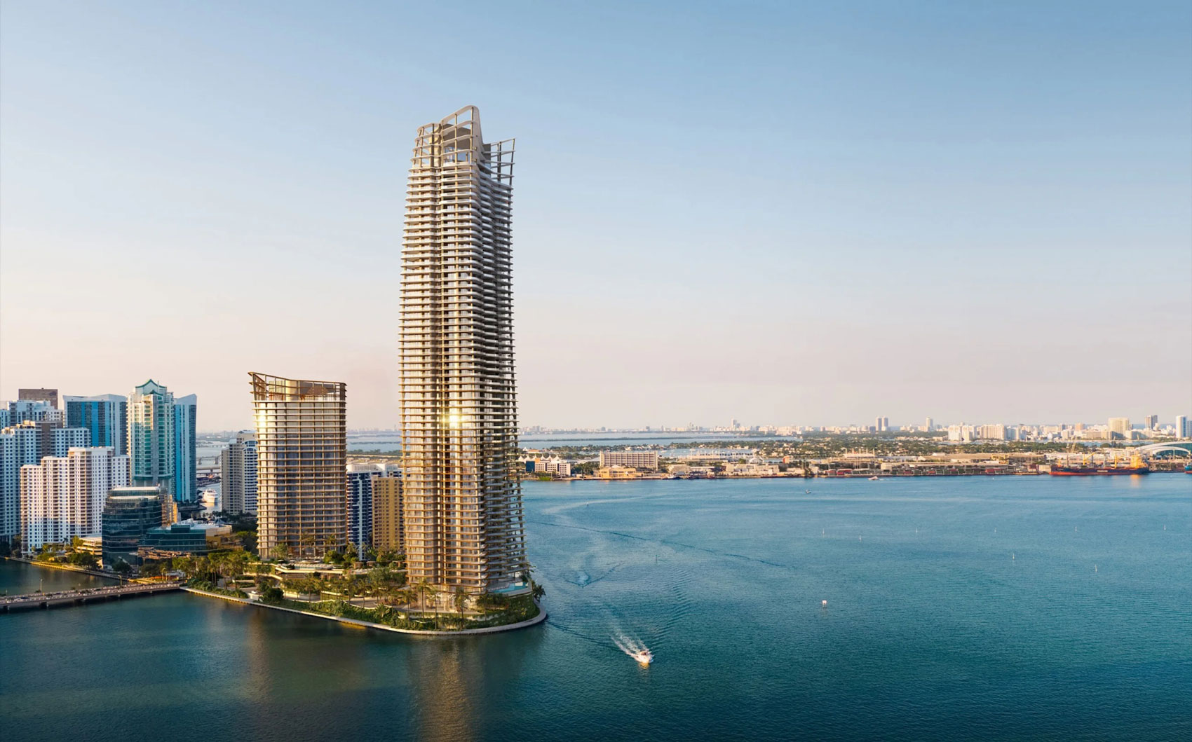 The Residences at Mandarin Oriental, Miami — South Tower — official project rendering